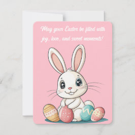 Schattigee Bunny Easter Kaart – Schattige paaseier