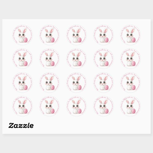 Schattigee Bunny Easter Sticker (Vel)