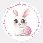Schattigee Bunny Easter Sticker (Voorkant)