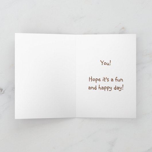 Schattigee Bunny en Bluebird Kinder Vierde Verjaar Kaart (Binnen)