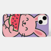 Schattigee Bunny Eten Wortel Telefoonhoesje | Kawa Case-Mate iPhone Case (Achterkant (horizontaal))