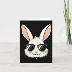 Schattigee Bunny Face Gles Girls Boy Rabbit Paasda Kaart