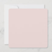 Schattigee Bunny Family Baby shower Uitnodiging (Achterkant)