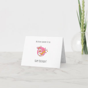 Schattigee Bunny Gevouwen Verjaardag Kaart voor Ki