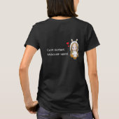 Schattigee Bunny Hood Meisje T-shirt (Achterkant)