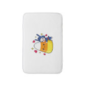 Schattigee Bunny Hugging Candy Corn Badmat (Voorkant Verticaal)