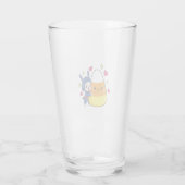 Schattigee Bunny Hugging Candy Corn Glas (Achterkant)