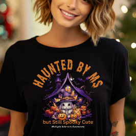 Schattigee Bunny Multiple Sclerosis Warrior Hallow T-shirt