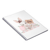 Schattigee Bunny Paas Notitieboek Gift (Rechterzijde)