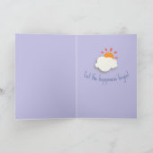 Schattigee Bunny Pasen Groet Paas Kaart (Binnen)