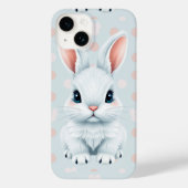 Schattigee Bunny Phone case voor iPhone 14 (Achterkant)