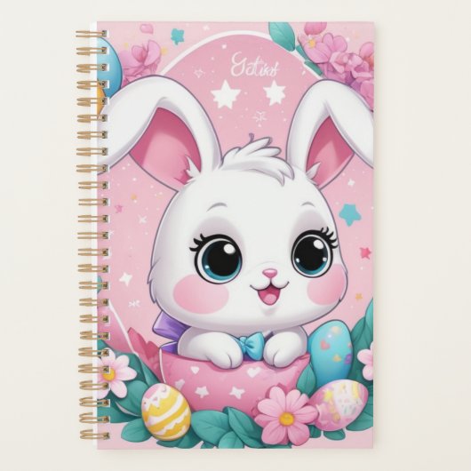 Schattigee Bunny Planner - Schattige Spring Journa (Voorkant)