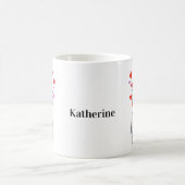 Schattigee Bunny Rabbit Knuffel met Harten Aangepa Koffiemok (Center)