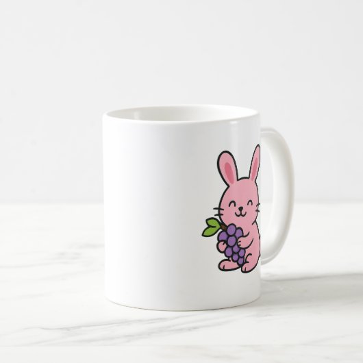 Schattigee Bunny – Schattige Konijn Koffie Mok / T (Voorkant rechts)