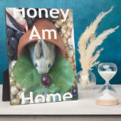 Schattigee Bunny Snacking Fotoplaat (Zijkant)