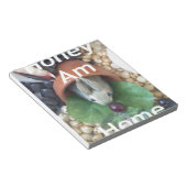 Schattigee Bunny Snacking Notitieblok (Schuin)