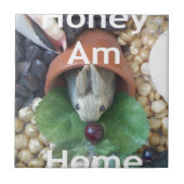 Schattigee Bunny Snacking Tegeltje (Voorkant)