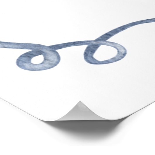 Schattigee Bunny Spring Kind 3e verjaardag feest w Poster (Hoek)