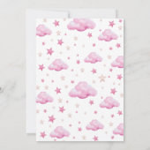 Schattigee Bunny & Star Baby Meisje Islamitische A Kaart (Achterkant)