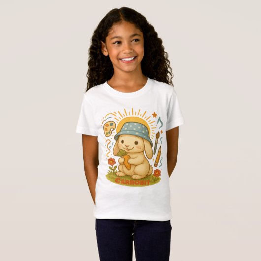 Schattigee Bunny Summer T-shirts (Voorkant volledig)