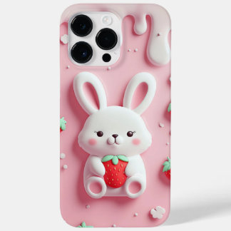 Schattigee Bunny Telefoonhoes – Kawaii Rabbit Case-Mate iPhone 14 Pro Max Hoesje