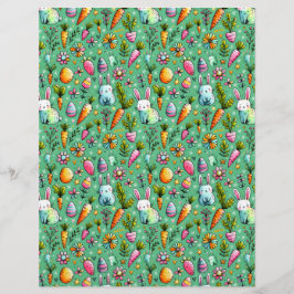 Schattigee bunny thema Easter plakboek papier