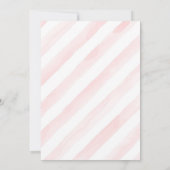 Schattigee bunny verjaardagsfeestje uitnodiging (Achterkant)