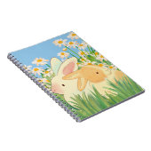 Schattigee Bunnys in Natuur Notitieboek (Rechterzijde)