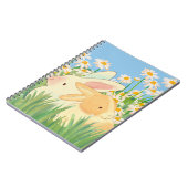 Schattigee Bunnys in Natuur Notitieboek (Linkerzijde)