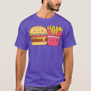 Schattigee Burger en frieten T-shirt
