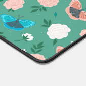 Schattigee Butterfly floral groene botanische kuns Bureaumat (Hoek)