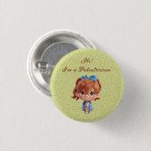Schattigee Button van badge voor kinderarts (Voorkant /achterkant)