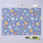 Schattigee Buttonnen Tissuepapier (Craft)