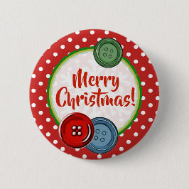 Schattigee Buttonnen Vrolijk Kerstfeest Ronde Button 5,7 Cm