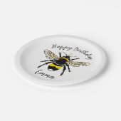 Schattigee Buzzy BEE Wildlife - Happy Birthday - F Papieren Bordje (Gekanteld)