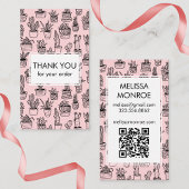 Schattigee Cacti & Succulenten QR Code Bestellen D Visitekaartje