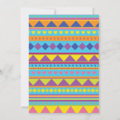 Schattigee Cactus Baby shower Kleurrijk Zuidwest Kaart (Achterkant)