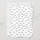 Schattigee Cactus Baby shower Succulent Plant Uitn Kaart (Achterkant)