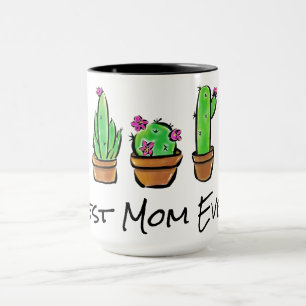 Schattigee Cactus cactussen vetplanten beste moede Mok