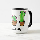 Schattigee Cactus cactussen vetplanten woestijnblo Mok (Voorkant rechts)