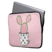 Schattigee Cactus Electronics Bag Laptop Sleeve (Voorkant Links)