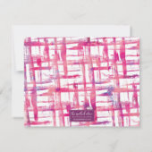 Schattigee Cactus gepersonaliseerde briefpapier Notitiekaartje (Achterkant)