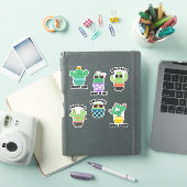 Schattigee Cactus Goede Baan Student Aanmoediging Sticker (iPad Cover)