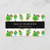 Schattigee Cactus, Groene Cactus, Bloemenwinkel, B Visitekaartje (Voorkant)