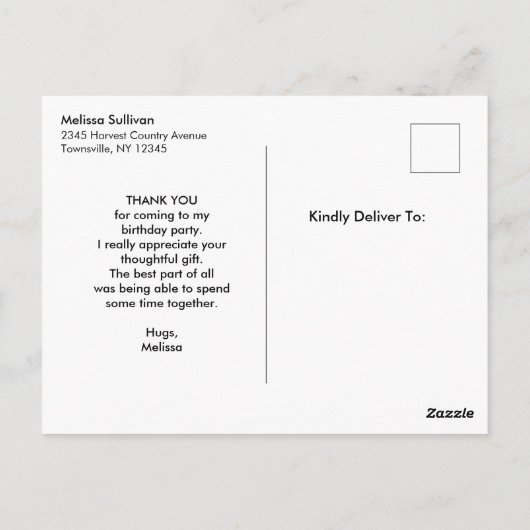 Schattigee Cactus in een Sombrero op Chalkboard Da Briefkaart (Achterkant)