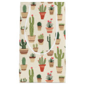 Schattigee Cactus Pota Custom Gift Bag - Klein, Gl Klein Cadeauzakje (Voorkant)