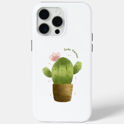 Schattigee Cactus Telefoonhoes – Kawaii Plant Desi Case-Mate iPhone Case (Achterkant)