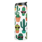Schattigee Cactus Thermal Tumbler Thermosbeker (Gedraaid links)