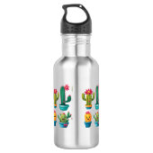 Schattigee Cactus waterfles (Achterkant)