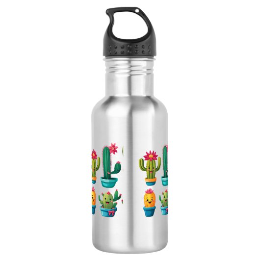 Schattigee Cactus waterfles Waterfles (Achterkant)